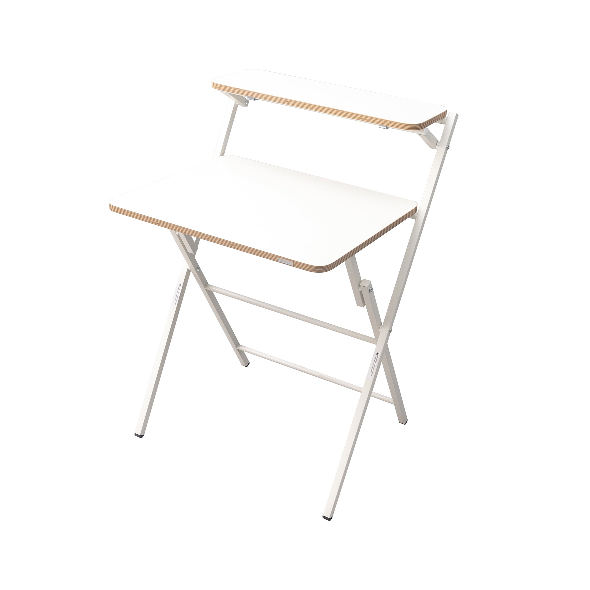 Modern Folding Desk Square 660 , Two-Tier