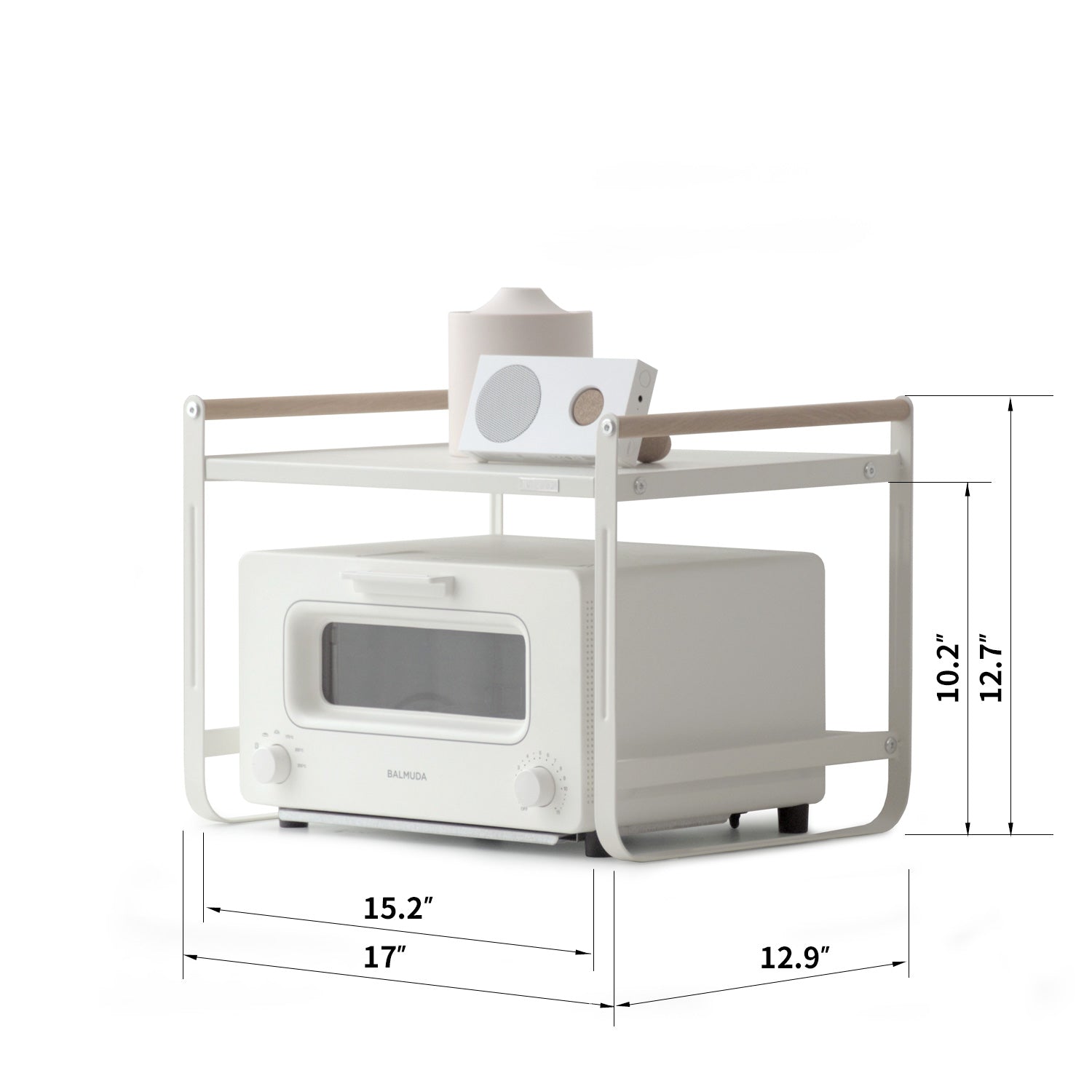 SOFSYS Countertop Microwave Oven Rack, Small