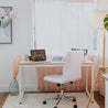 SOFSYS modern industrial computer desk for laptop, working, gaming, and writing in living space, home office, and bedroom with style